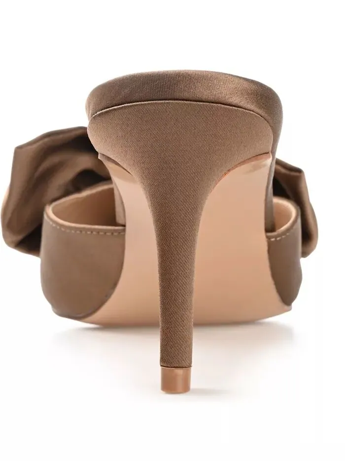Женские туфли на каблуках Tiarra Bow Journee Collection — изображение 3 из 8, коричневый