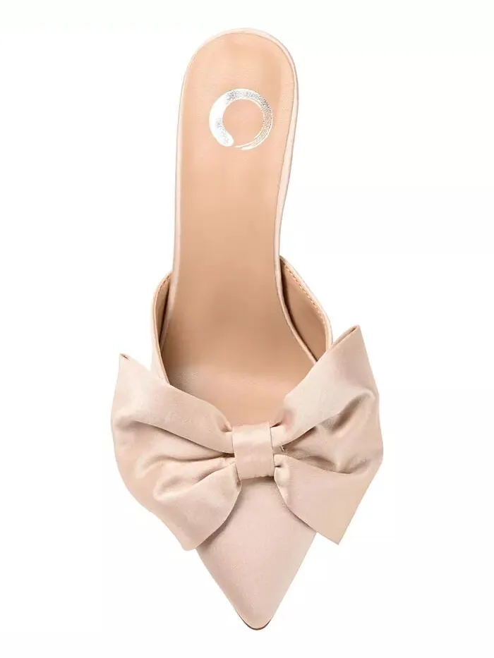 Женские туфли на каблуках Tiarra Bow Journee Collection — изображение 4 из 8, белый