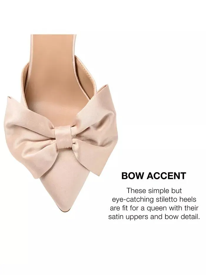 Женские туфли на каблуках Tiarra Bow Journee Collection — изображение 8 из 8, белый