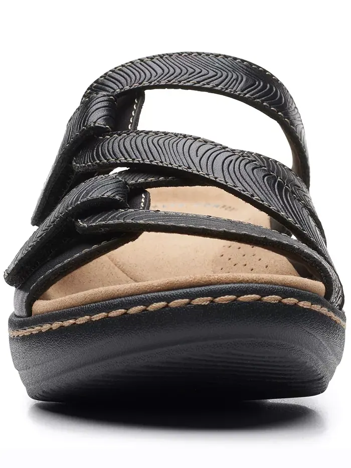 Сандалии женские Clarks Merliah Karli на плоской подошве без застежки — изображение 6 из 8, черный