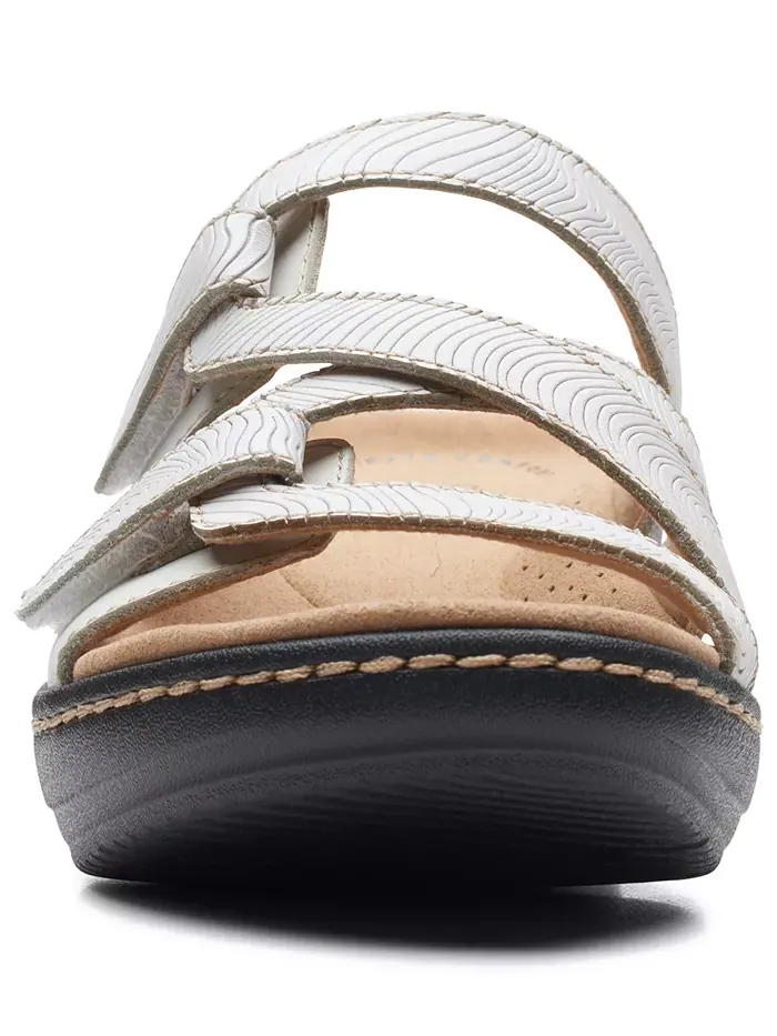 Сандалии женские Clarks Merliah Karli на плоской подошве без застежки — изображение 7 из 7, белый