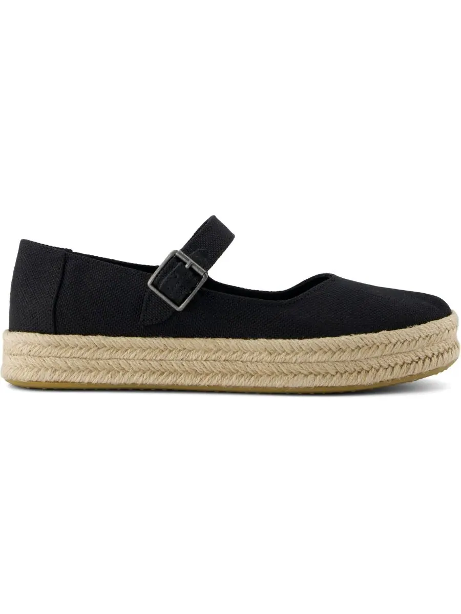 Женские эспадрильи Carolina Mary Jane Flats TOMS — изображение 2 из 5, черный