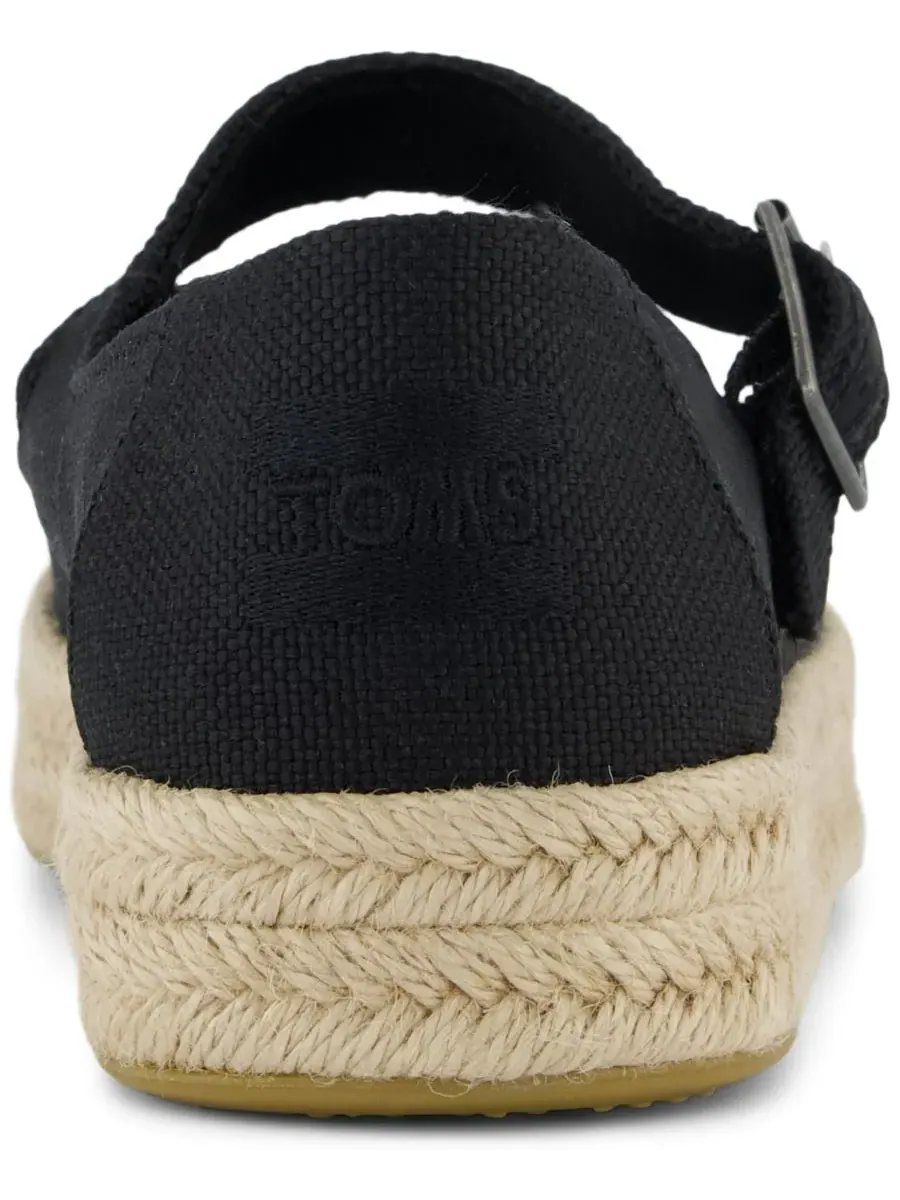 Женские эспадрильи Carolina Mary Jane Flats TOMS — изображение 3 из 5, черный