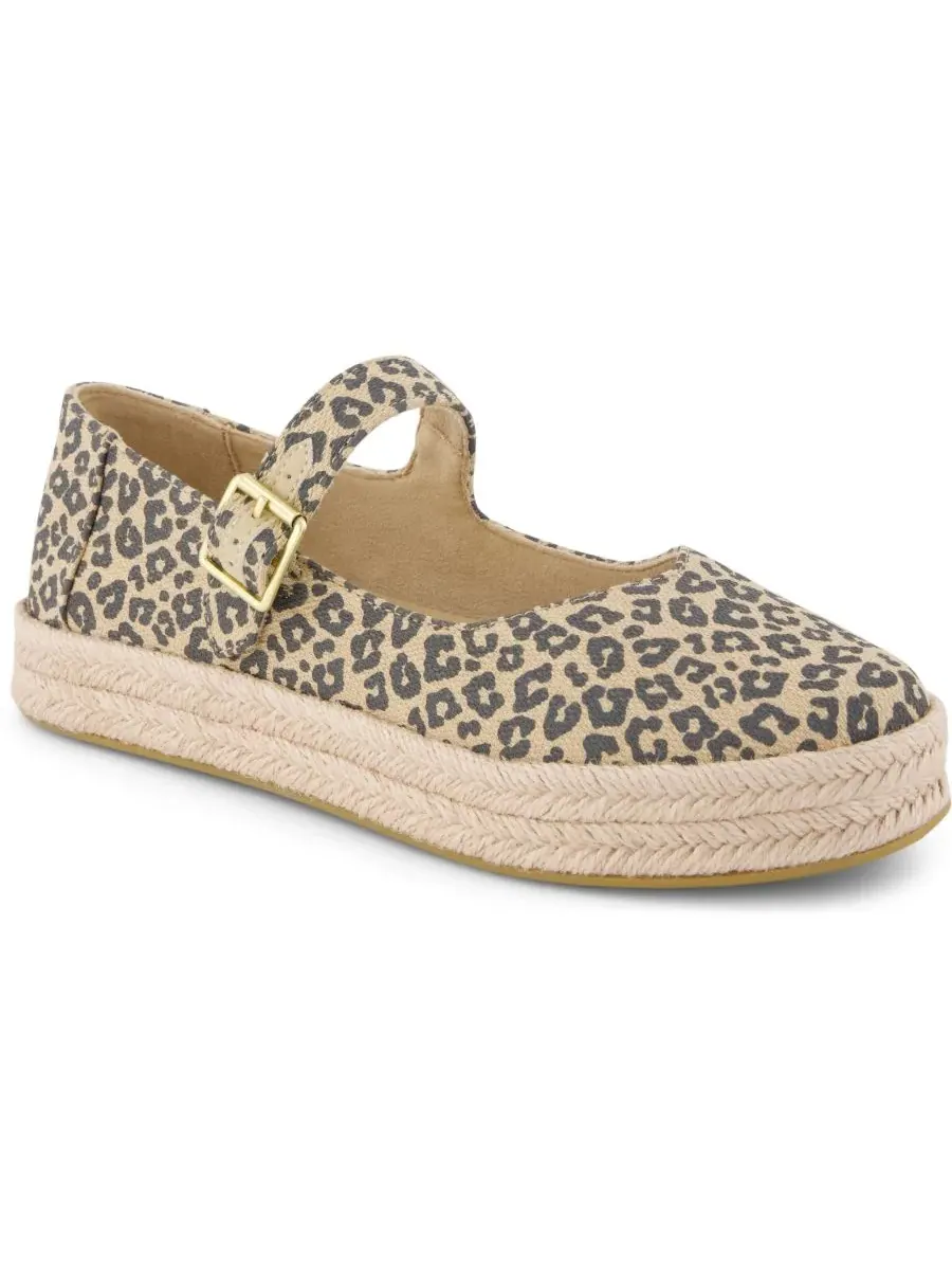 Женские эспадрильи Carolina Mary Jane Flats TOMS, oatmeal small леопард spots — изображение 1 из 5