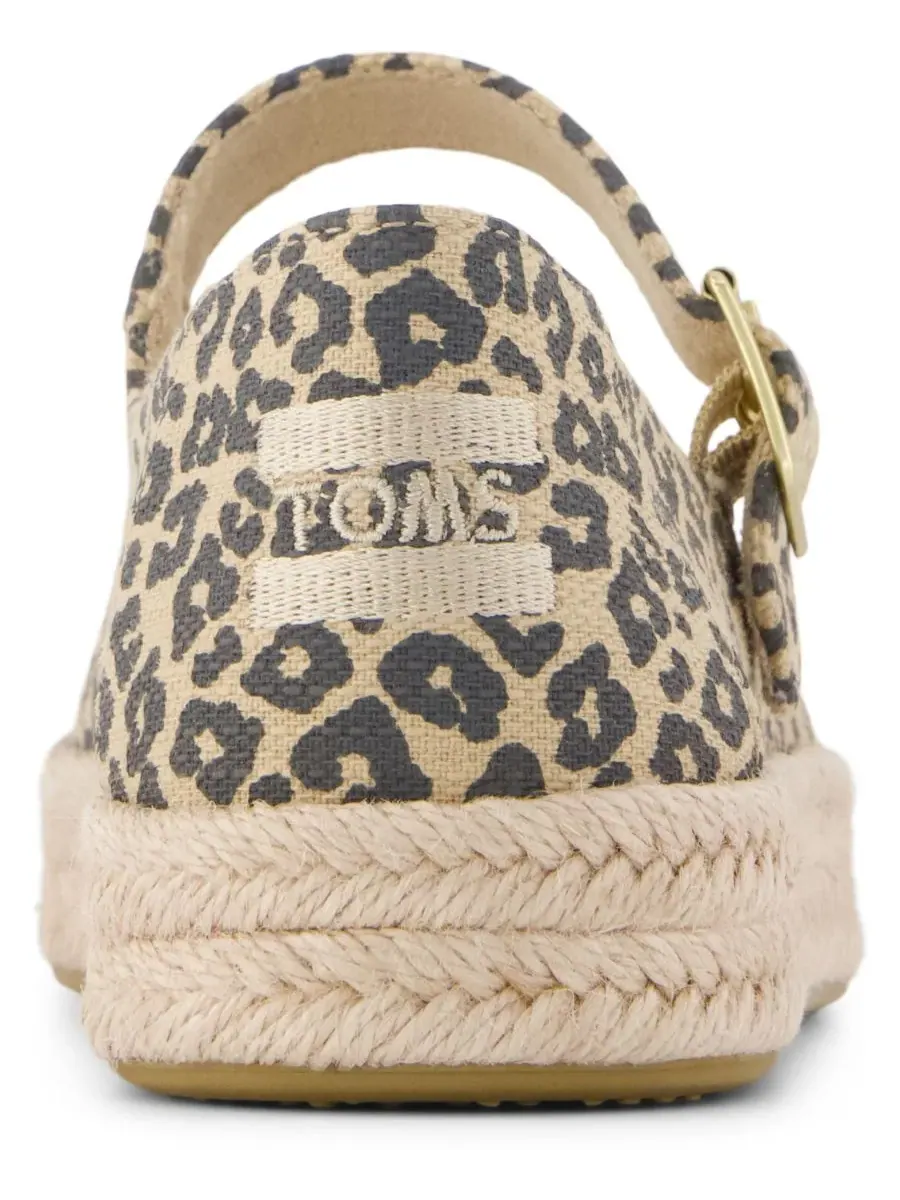 Женские эспадрильи Carolina Mary Jane Flats TOMS, oatmeal small леопард spots — изображение 3 из 5