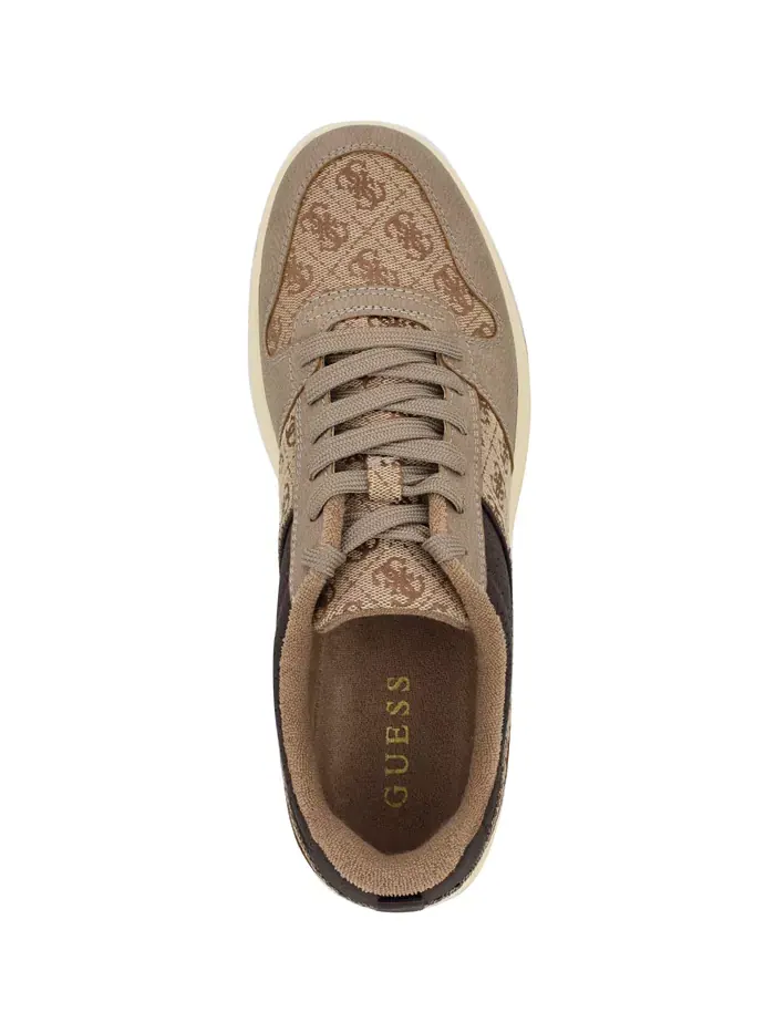 Мужские модные кроссовки Tryon на шнурках GUESS — изображение 5 из 5, тауп