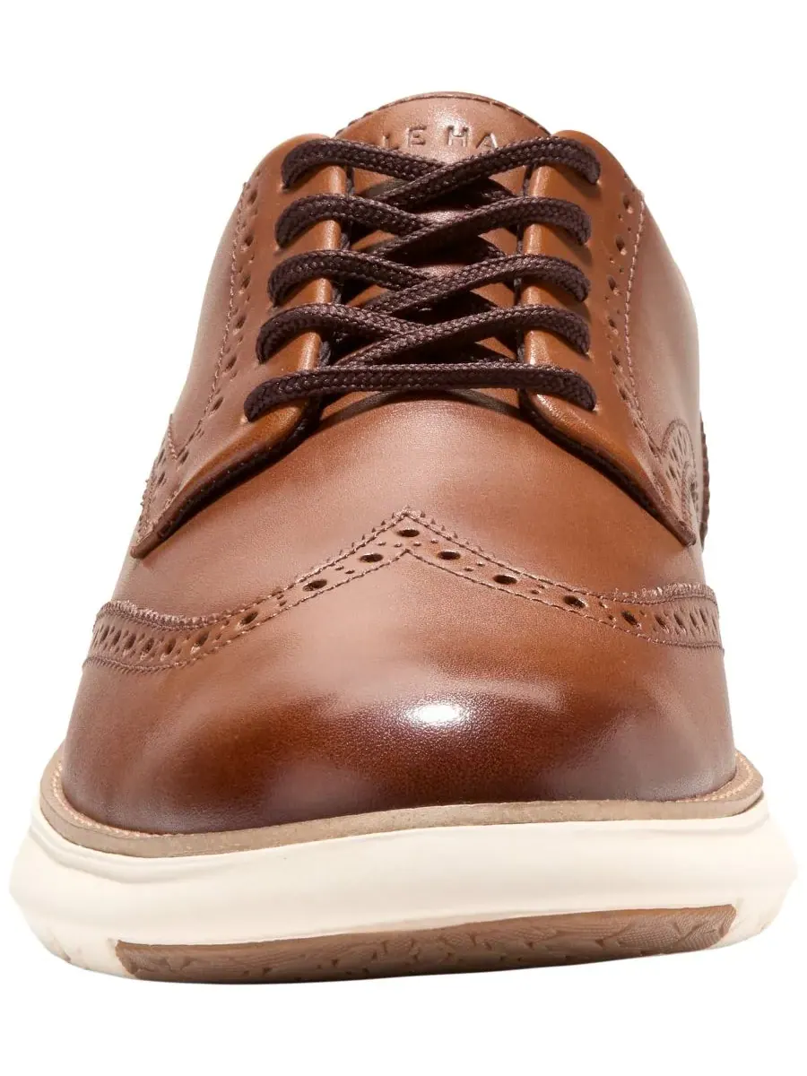 Мужские оксфордские туфли Grand Remix Wing на шнуровке Cole Haan — изображение 8 из 9, бежевый