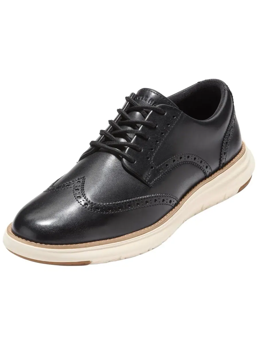 Мужские оксфордские туфли Grand Remix Wing на шнуровке Cole Haan — изображение 5 из 9, черный