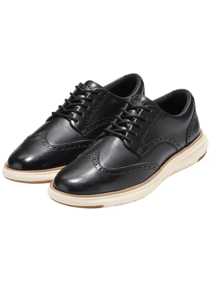 Мужские оксфордские туфли Grand Remix Wing на шнуровке Cole Haan — изображение 8 из 9, черный