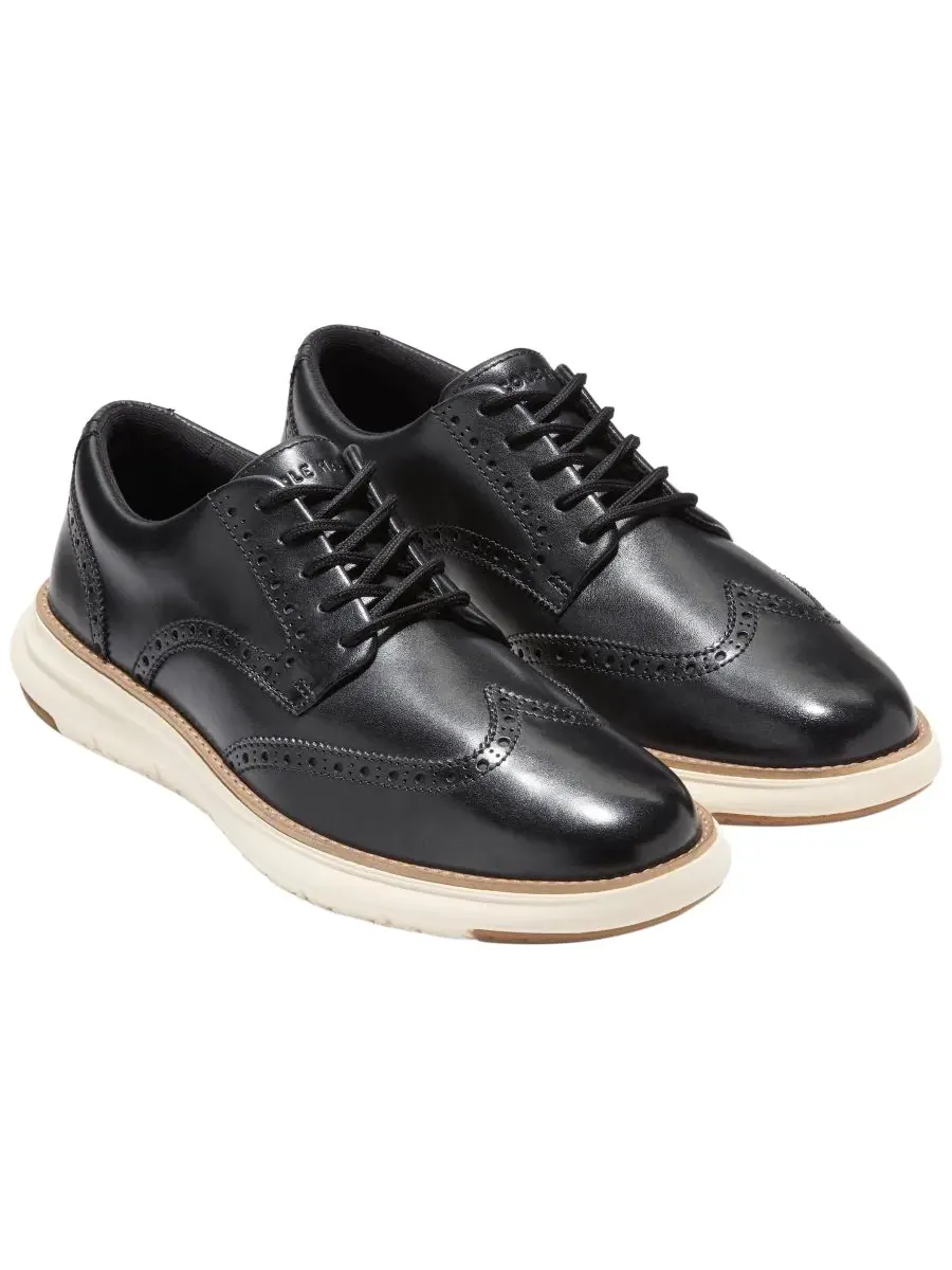 Мужские оксфордские туфли Grand Remix Wing на шнуровке Cole Haan — изображение 9 из 9, черный