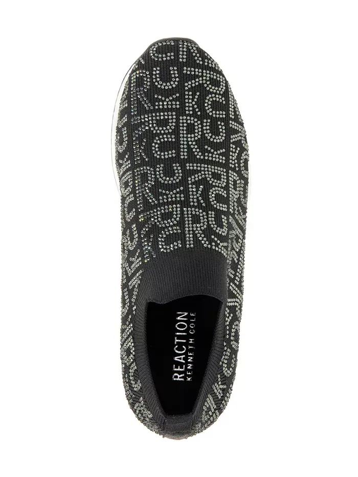 Женские кроссовки Cameron Jewel Jogger с округлым мысом Kenneth Cole Reaction — изображение 4 из 9, черный