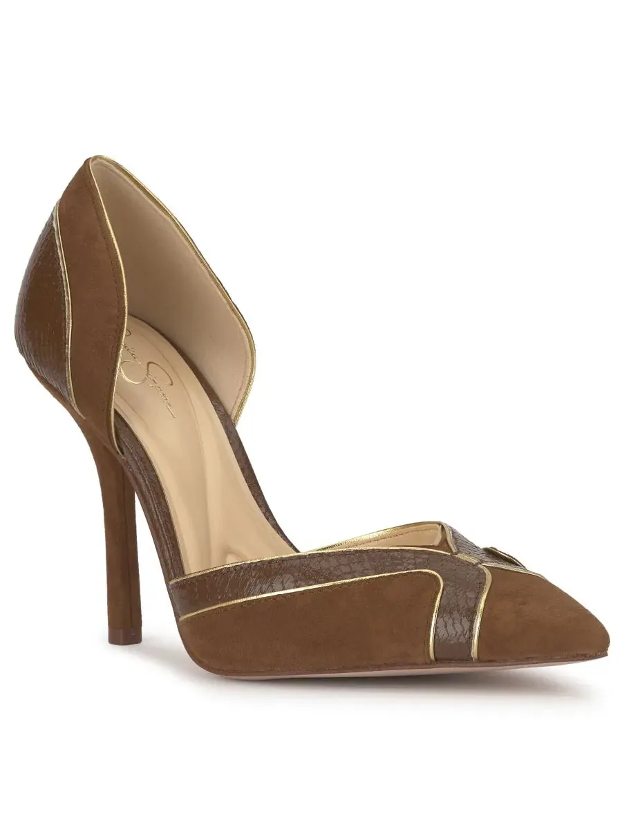 Туфли-лодочки на каблуке с острым носком Vuley Jessica Simpson — изображение 1 из 5