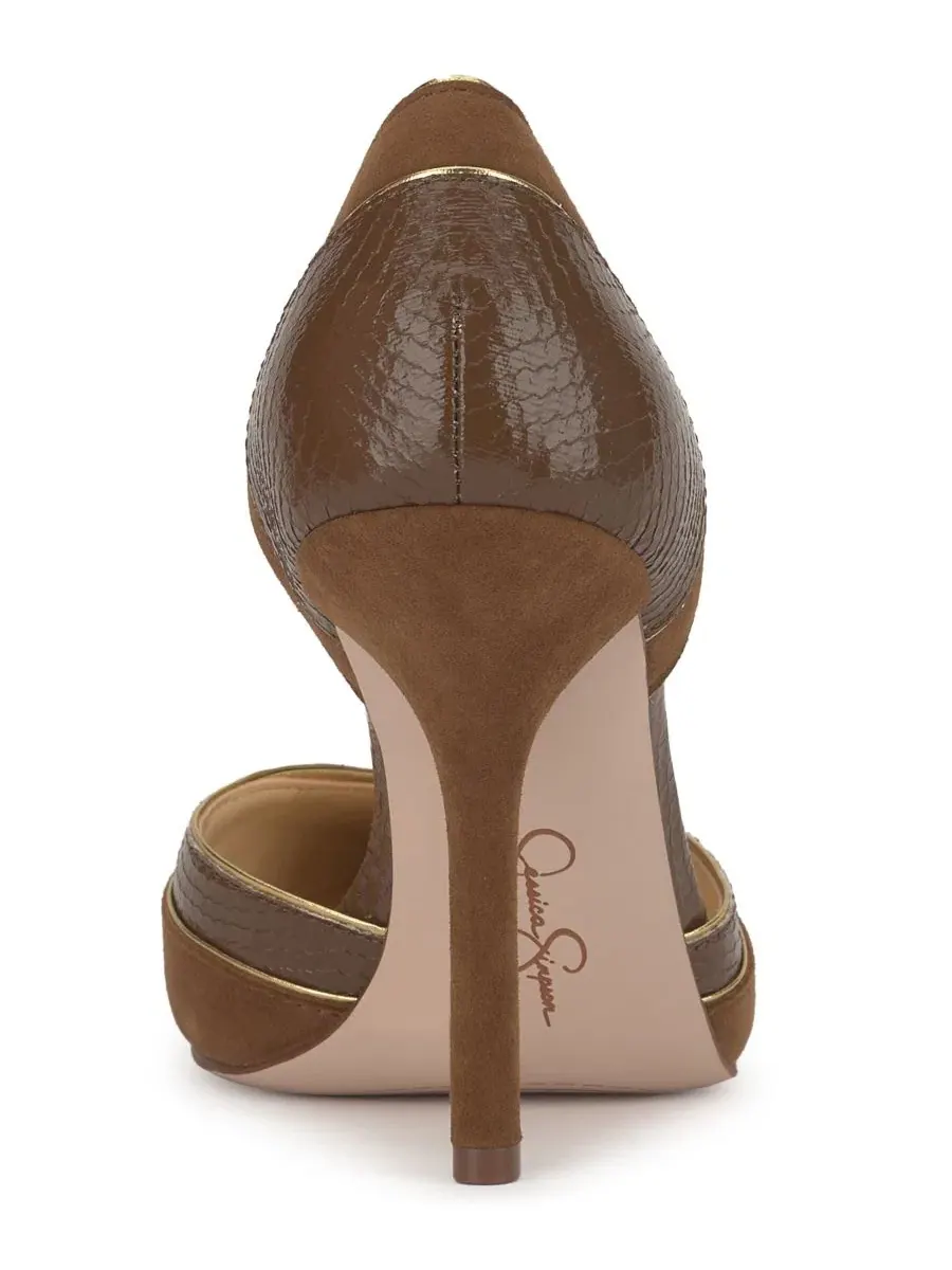 Туфли-лодочки на каблуке с острым носком Vuley Jessica Simpson — изображение 3 из 5