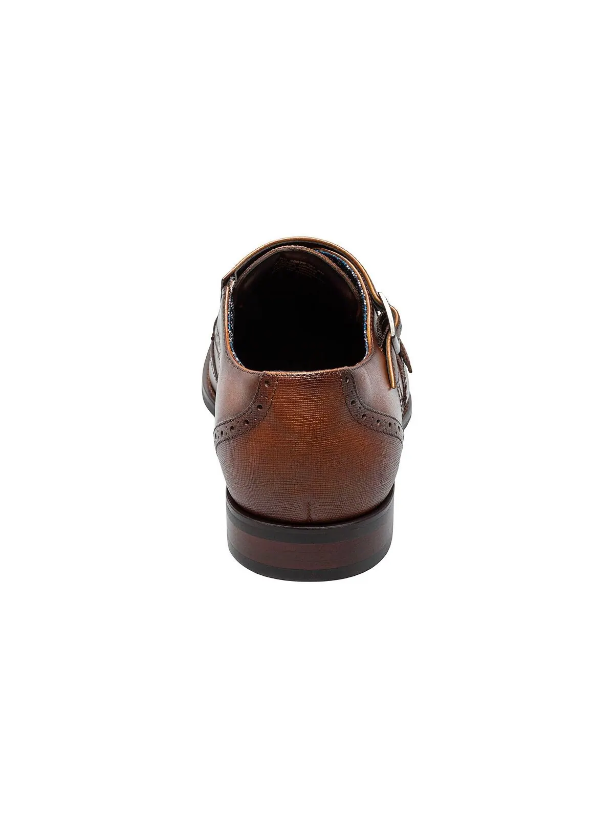 Мужские классические туфли karson wingtip с двумя ремешками monk Stacy Adams — изображение 5 из 7, коричневый