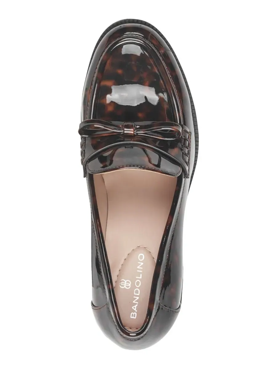Туфли-лодочки Kaynei Bow Block Heel Bandolino, Natural Tortoise Patent — изображение 4 из 5