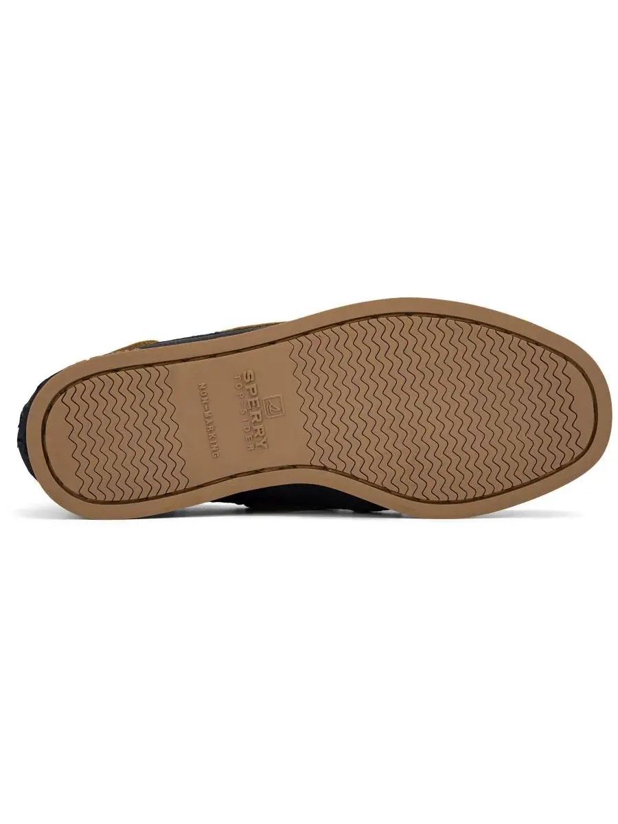 Туфли-лодочки кожаные с перфорацией Sperry — изображение 3 из 5, синий