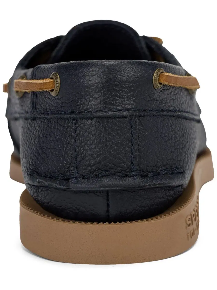 Туфли-лодочки кожаные с перфорацией Sperry — изображение 5 из 5, синий