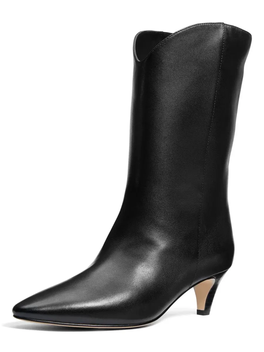 Ботинки на каблуке Daniela MICHAEL Michael Kors — изображение 4 из 5, черный