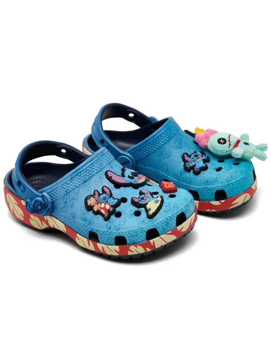 Клогс-сандалии с принтом Lilo & Stitch Crocs