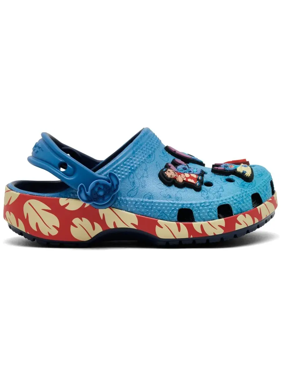 Клогс-сандалии с принтом Lilo & Stitch Crocs — изображение 2 из 6, мульти