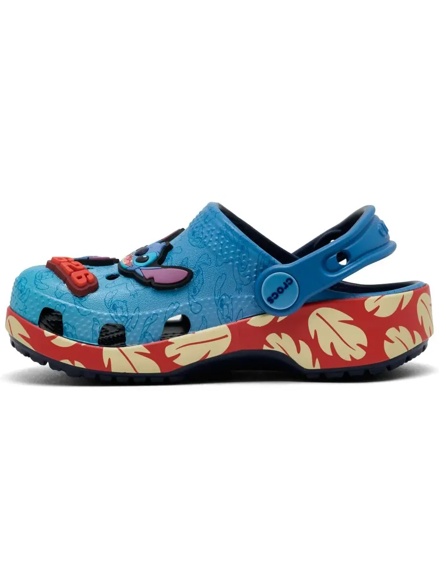 Клогс-сандалии с принтом Lilo & Stitch Crocs — изображение 3 из 6, мульти