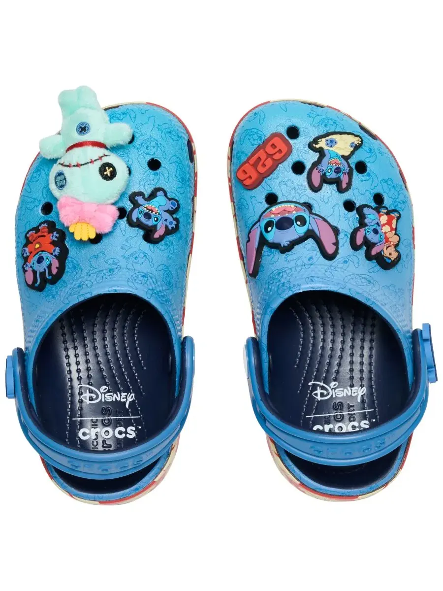 Клогс-сандалии с принтом Lilo & Stitch Crocs — изображение 5 из 6, мульти