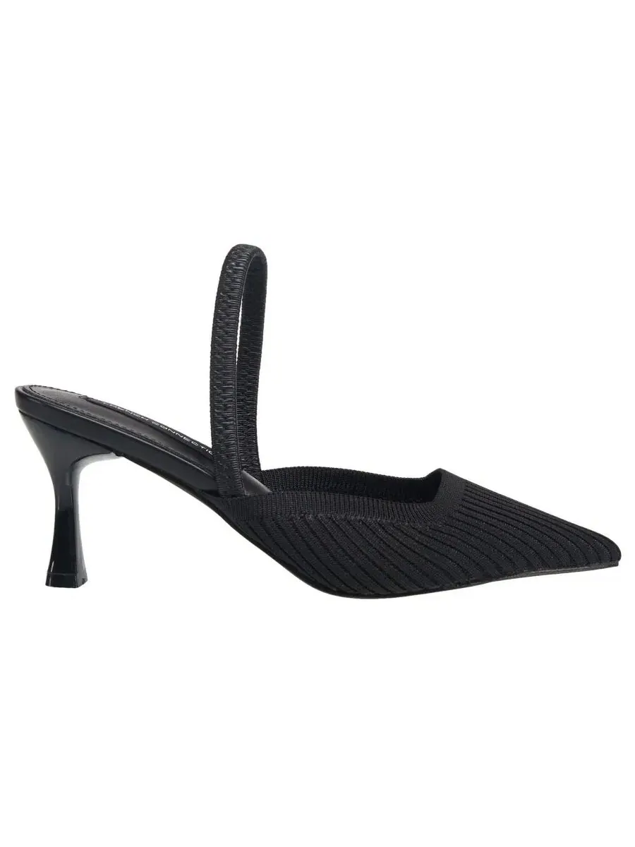 Туфли-слингбэки с острым мысом Bobo Slingback Kitten Heel French Connection — изображение 2 из 6, черный