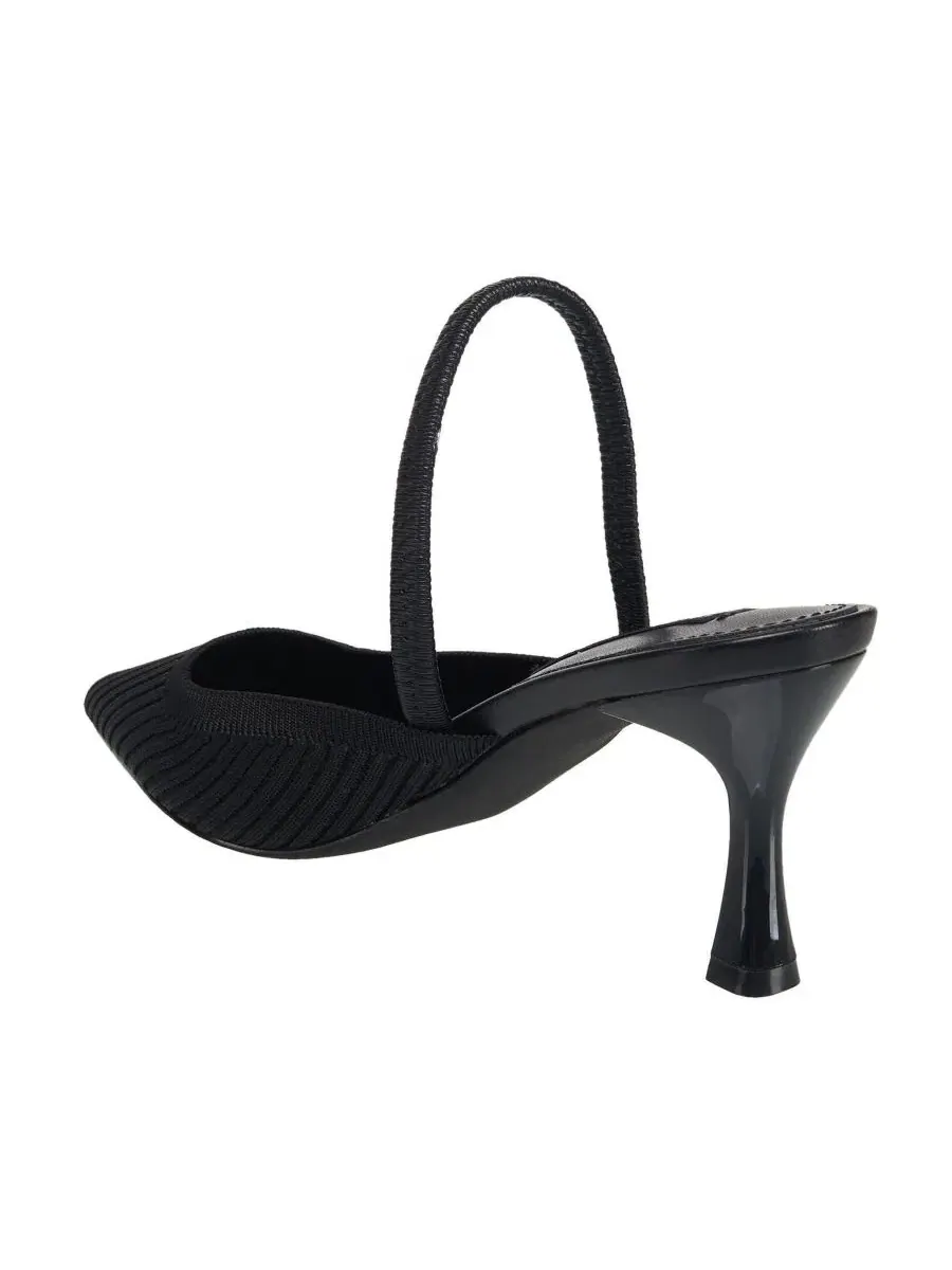 Туфли-слингбэки с острым мысом Bobo Slingback Kitten Heel French Connection — изображение 3 из 6, черный