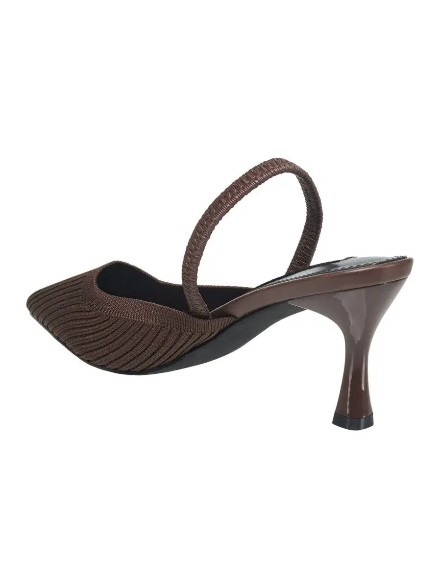 Туфли-лодочки Bobo Slingback Kitten Heel French Connection — изображение 3 из 6, коричневый