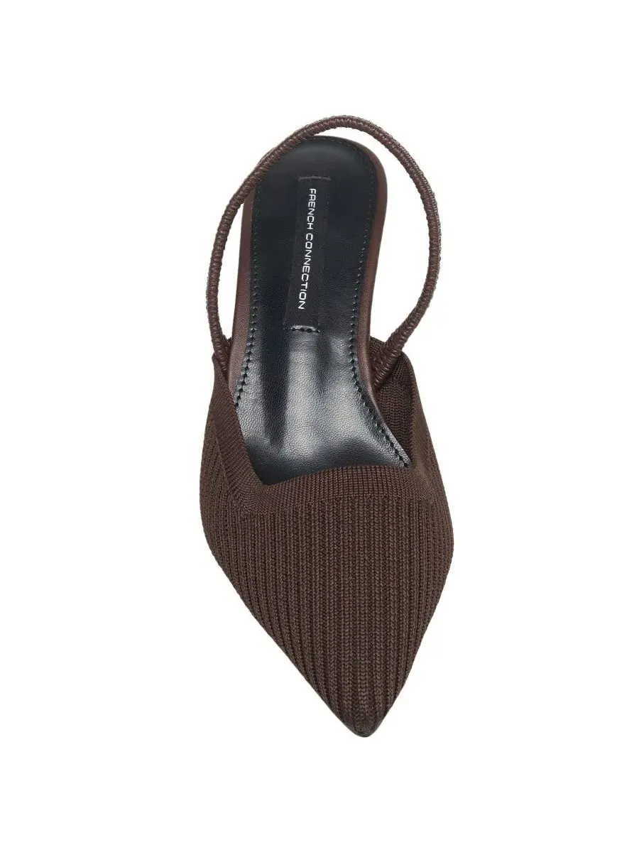 Туфли-лодочки Bobo Slingback Kitten Heel French Connection — изображение 4 из 6, коричневый
