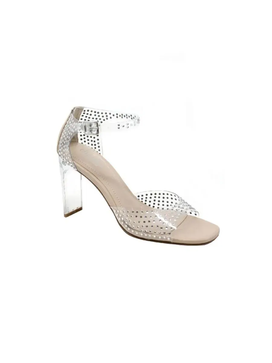 Босоножки на каблуке с пайетками Gossip High Heel Dress Sandal Charles by Charles David — изображение 1 из 3, прозрачный