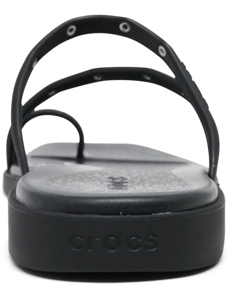 Сандалии-слайды с шипами и петлей для пальцев Miami Crocs — изображение 4 из 6, черный