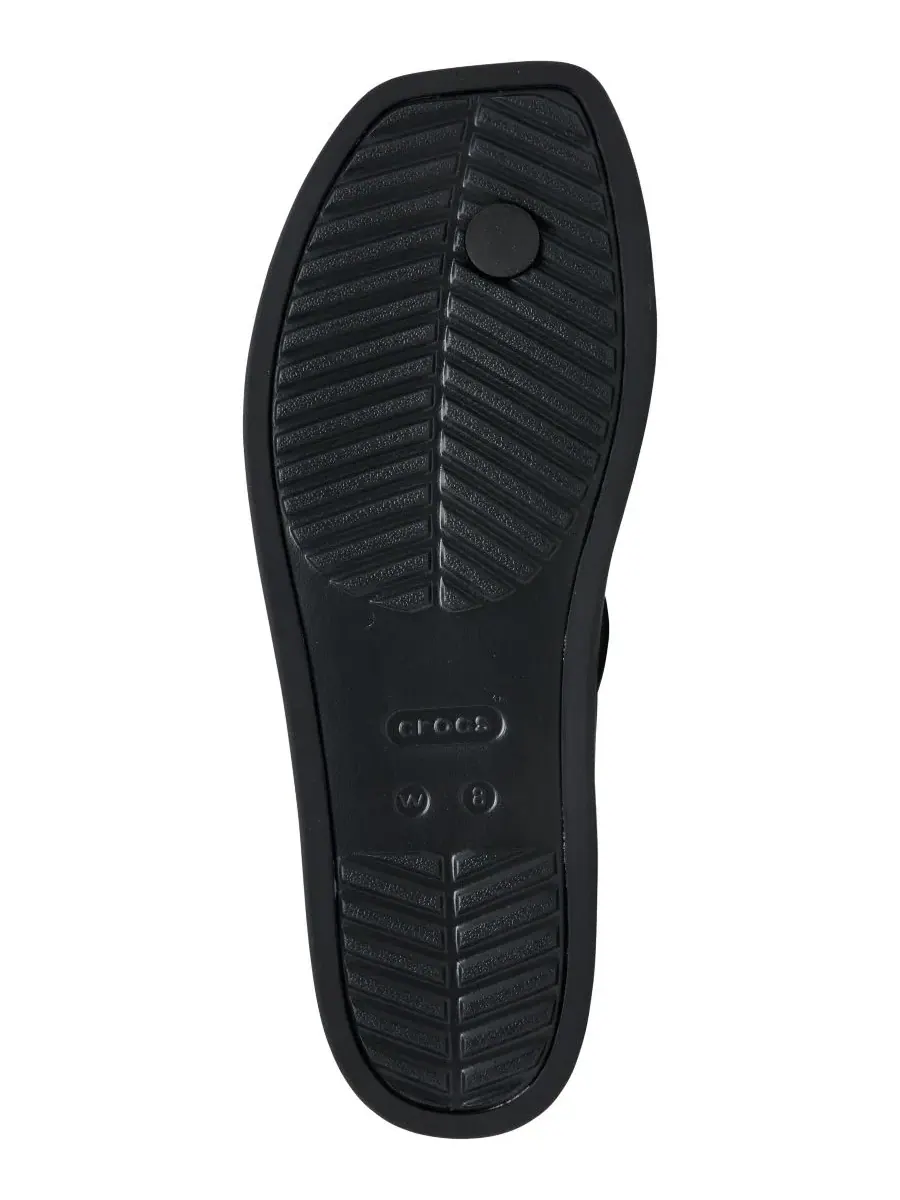 Сандалии-слайды с шипами и петлей для пальцев Miami Crocs — изображение 6 из 6, черный