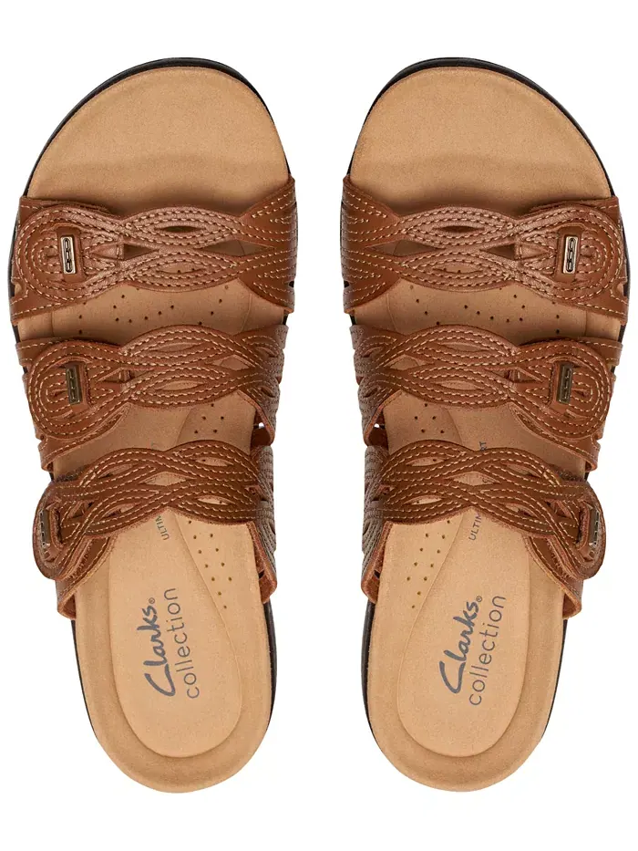 Туфли Clarks Laurieann Ruby, с ажурными фигурными ремешками — изображение 4 из 5, бежевый