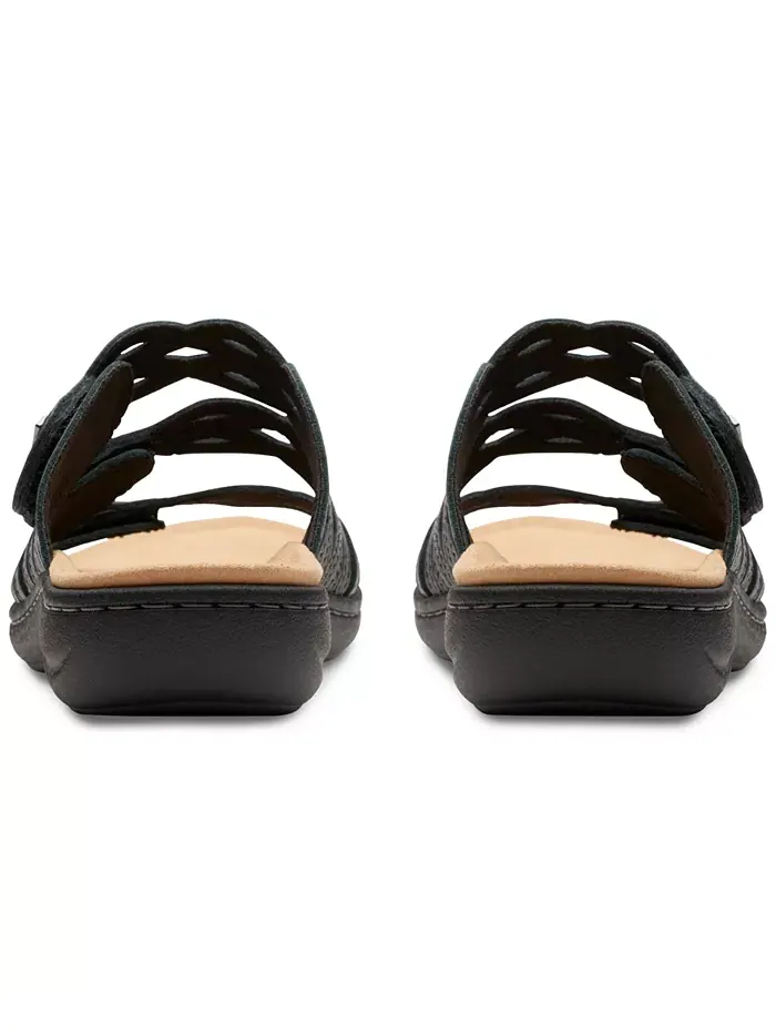 Туфли женские Clarks Laurieann Ruby, с ажурными фигурными ремешками — изображение 3 из 5, черный