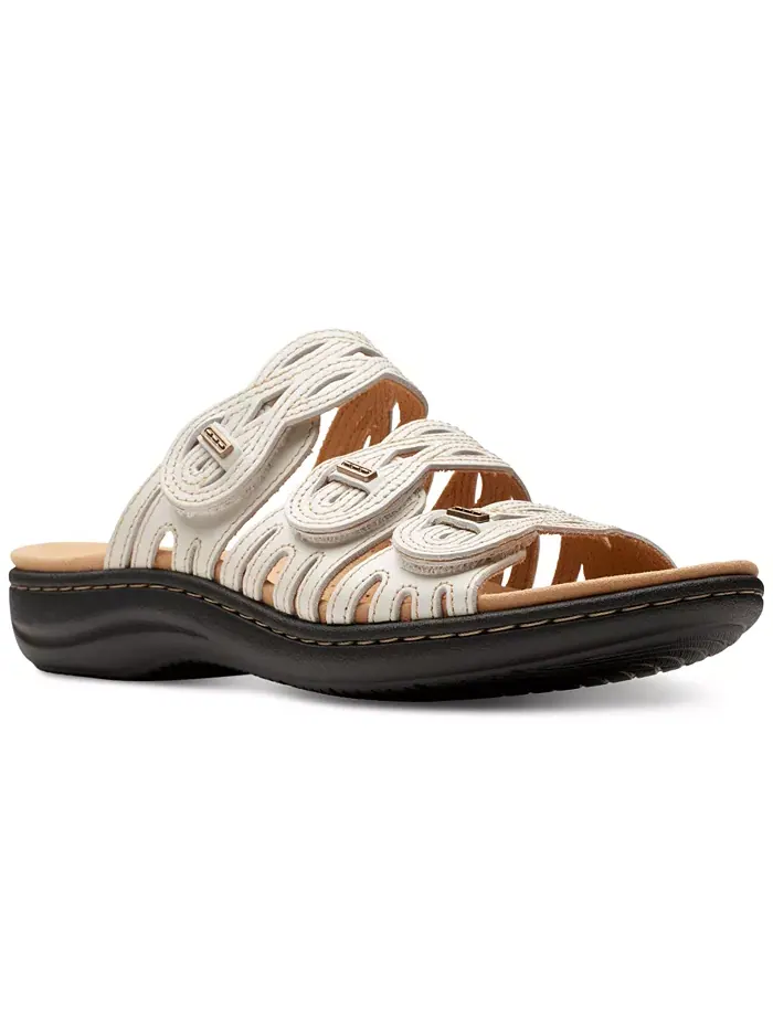 Туфли Clarks Laurieann Ruby, открытый носок, ажурные ремешки