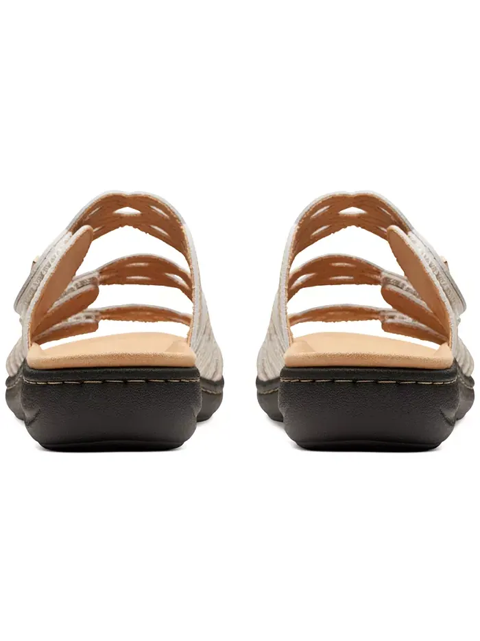 Туфли Clarks Laurieann Ruby, открытый носок, ажурные ремешки — изображение 3 из 5, белый