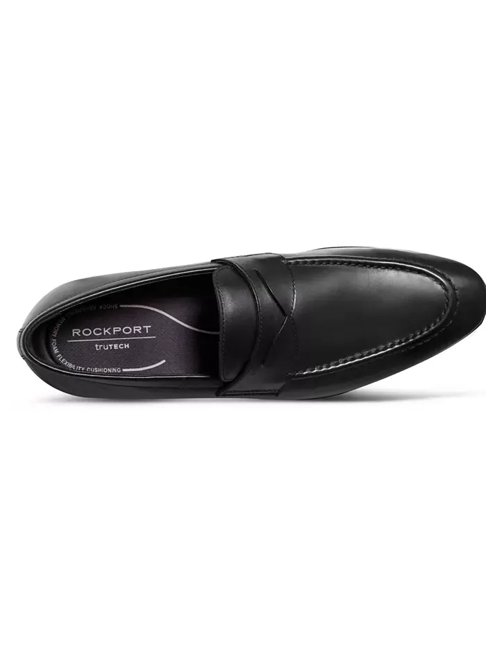 Мужские классические лоферы Cory Slip On с ремешком Rockport — изображение 4 из 5, черный