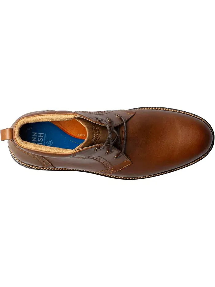 Мужские туфли-чукка Ozark II Plain Toe Nunn Bush — изображение 5 из 12, бежевый темно-серый