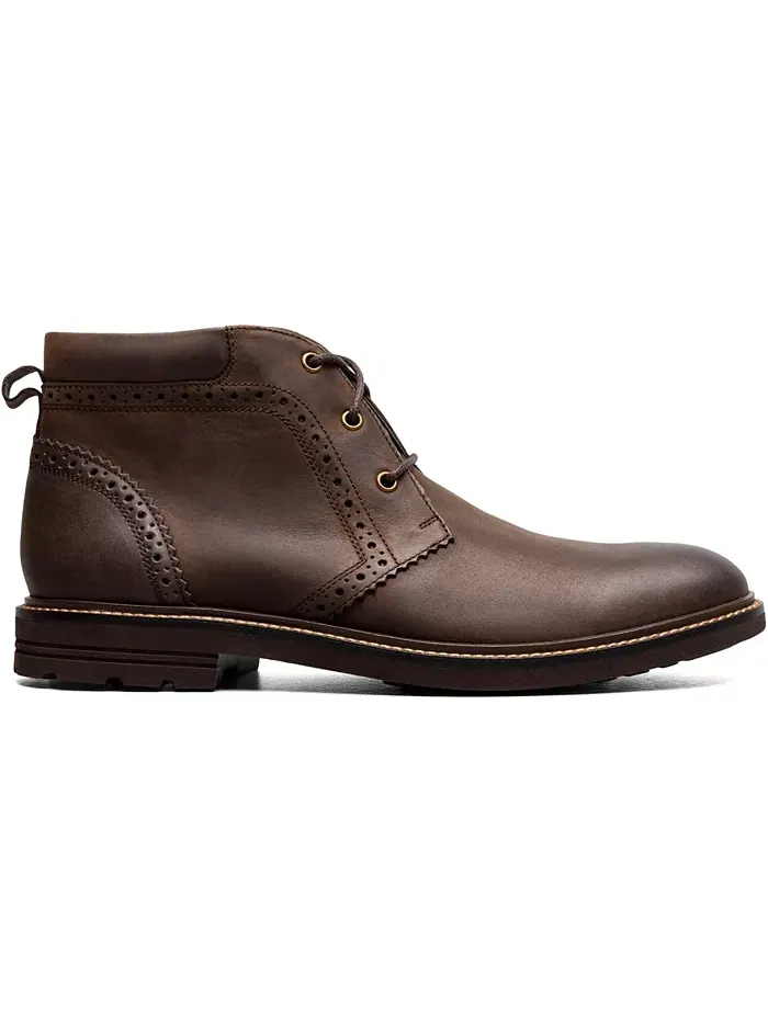 Мужские туфли-чукка Ozark II Plain Toe Nunn Bush — изображение 8 из 12, бежевый темно-серый