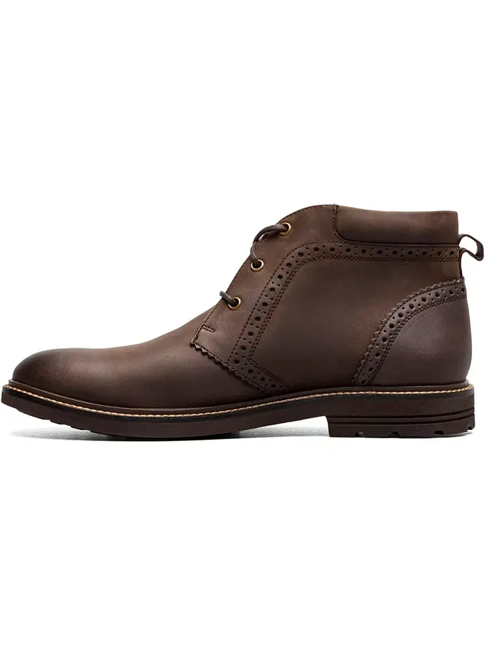 Мужские туфли-чукка Ozark II Plain Toe Nunn Bush — изображение 6 из 8, коричневый темно-серый
