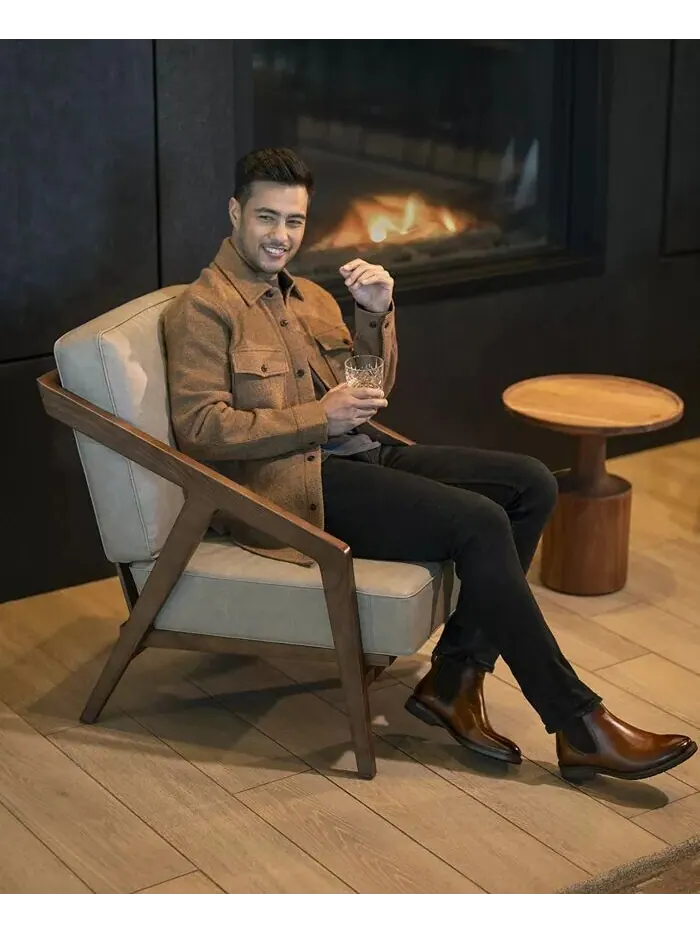 Мужские ботинки Forge с простым носком Gore Florsheim — изображение 8 из 8, коричневый