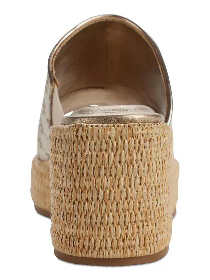 Женские сандалии DKNY Conrad на платформе — изображение 3 из 5, кость