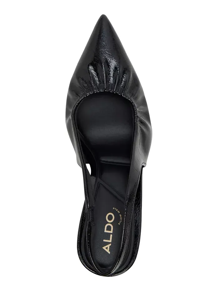 Женские туфли-лодочки Mystie с острым носом и ремешком на щиколотке Aldo — изображение 4 из 5, черный