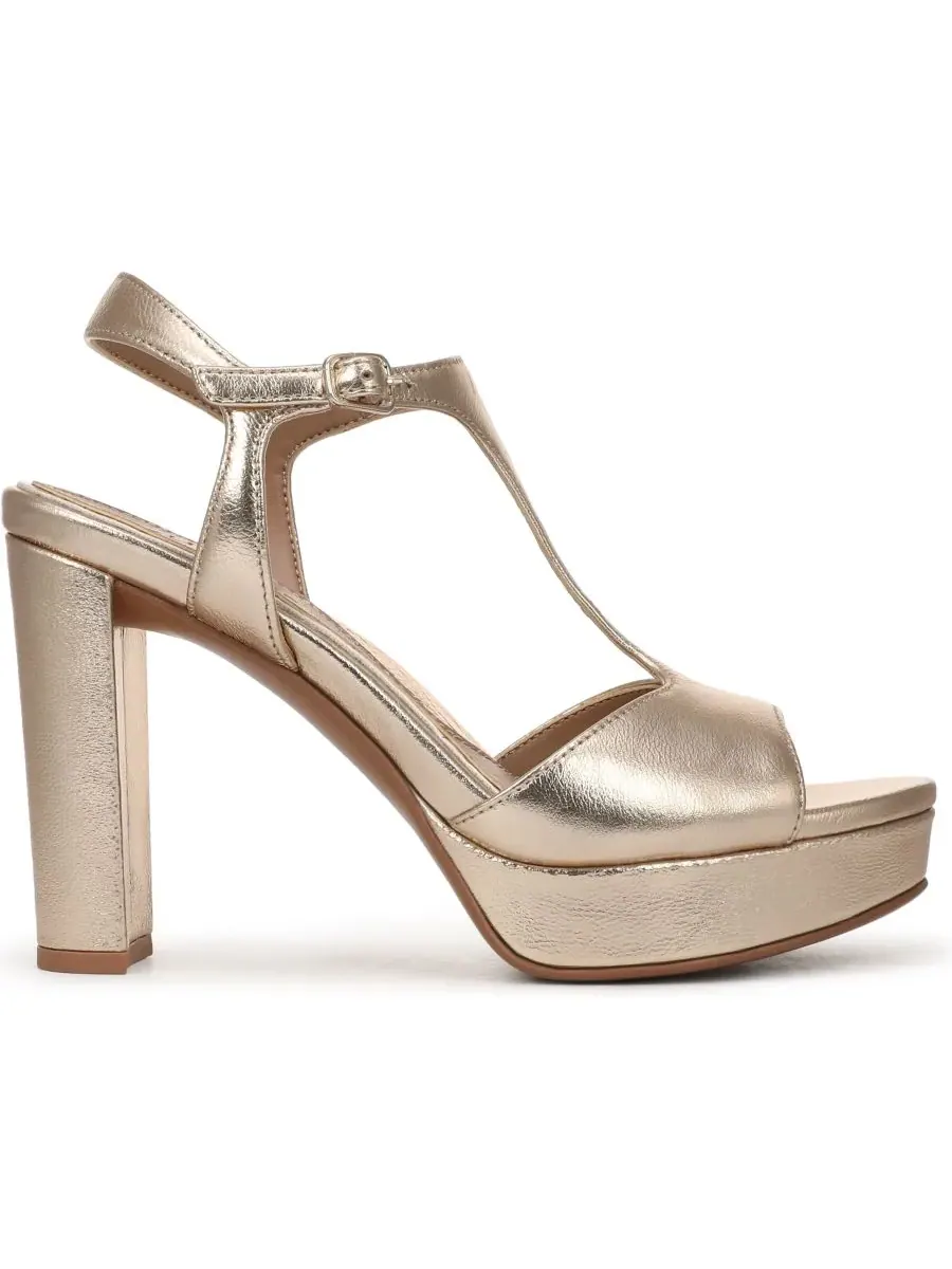Женские сандалии Miller с ремешками Naturalizer, Champagne Metallic Leather — изображение 2 из 5