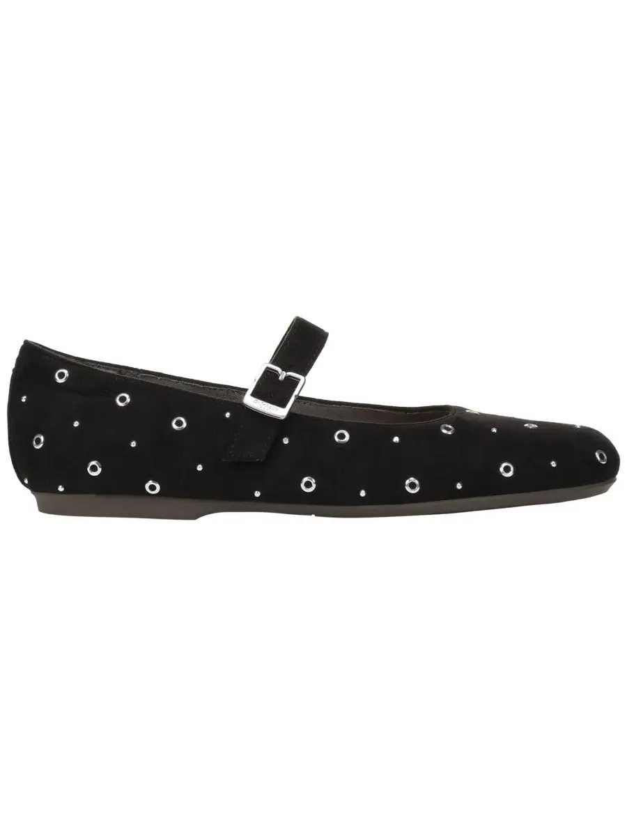 Женские туфли Wexley Jane Stud Mary Jane Flats Dr. Scholl's — изображение 2 из 5, черный