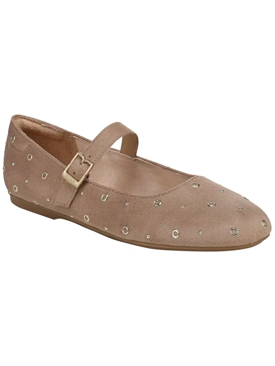 Женские туфли Wexley Jane Stud Mary Jane Flats Dr. Scholl's, Toasted Taupe Microsuede