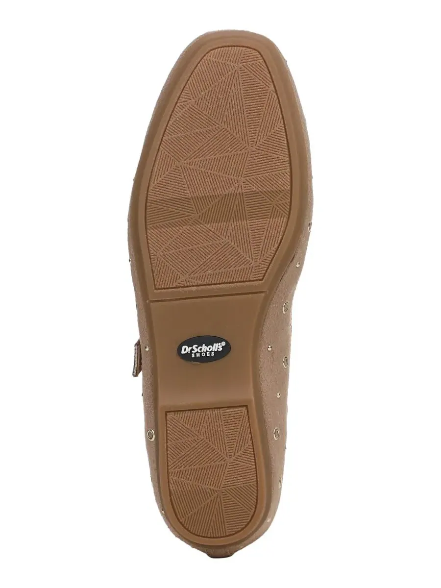 Женские туфли Wexley Jane Stud Mary Jane Flats Dr. Scholl's, Toasted Taupe Microsuede — изображение 5 из 5