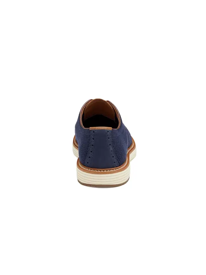 Мужские классические туфли Upton Knit Wingtip Johnston & Murphy — изображение 3 из 5, темно-синий