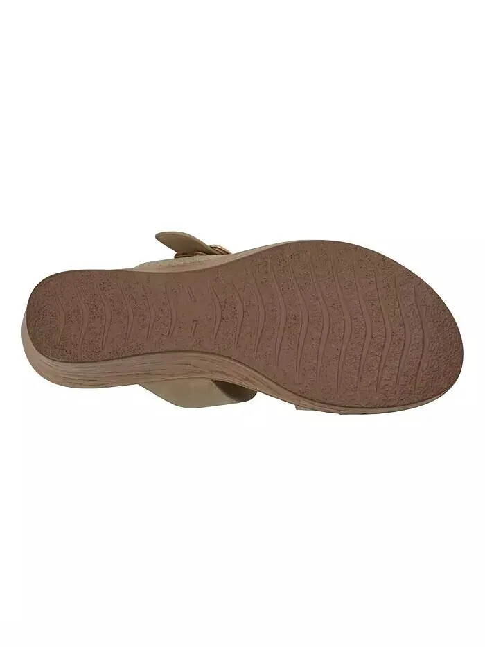 Женские комфортные босоножки на танкетке с пряжкой Odalis GC Shoes — изображение 5 из 5, прозрачный